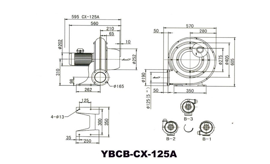 YBCB-CX-125A 3hp